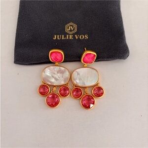 NWOT Julie Vos Kaleidoscopes Chandelier Earrings